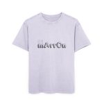 Camiseta oversize lavado acido - Lila suave - Camiseta «Quin marrón»