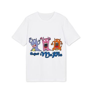 Camiseta Creator 2.0 - Blanco - Camiseta «Caçar MoPis» sobre fondo negro