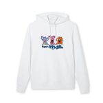 Sudadera Cruiser 2.0 - Blanco - Camiseta «Caçar MoPis» sobre fondo negro
