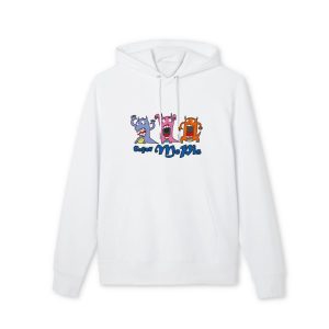 Sudadera Cruiser 2.0 - Blanco - Camiseta «Caçar MoPis» sobre fondo negro