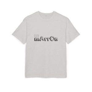Camiseta oversize gruesa - Gris jaspeado claro - Camiseta «Quin marrón»