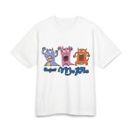 Camiseta Freestyler tacto seco - Blanco - Camiseta «Caçar MoPis» sobre fondo negro