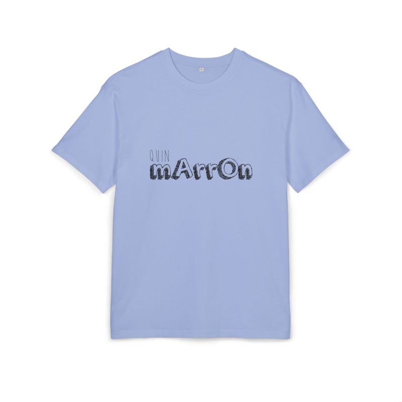 Camiseta oversize gruesa - Azul violeta - Camiseta «Quin marrón»