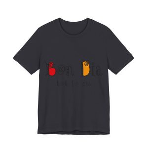 Camiseta jersey manga corta - Gris oscuro - Camiseta Bon dia tot lo dia
