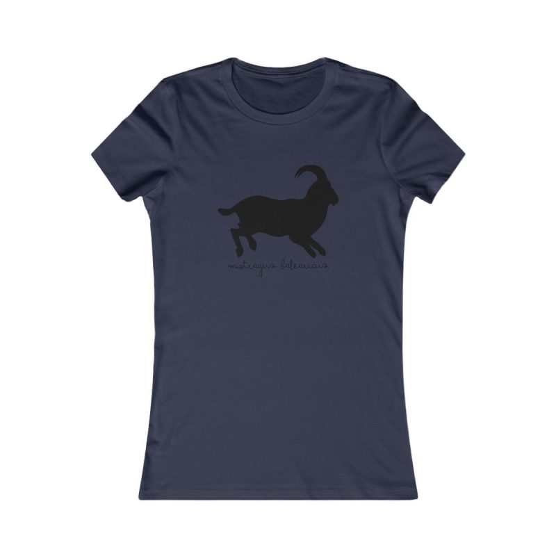 Camiseta mujer Favorite - Azul marino - Miotragus balearicus