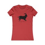 Camiseta mujer Favorite - Rojo - Miotragus balearicus