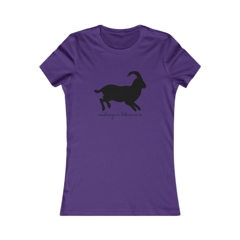 Camiseta mujer Favorite - Morado equipo - Miotragus balearicus
