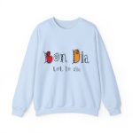 Sudadera cuello redondo - Azul claro - Camiseta Bon dia tot lo dia