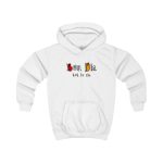 Sudadera con capucha infantil - Blanco artico - Camiseta Bon dia tot lo dia