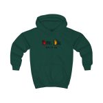 Sudadera con capucha infantil - Verde botella - Camiseta Bon dia tot lo dia