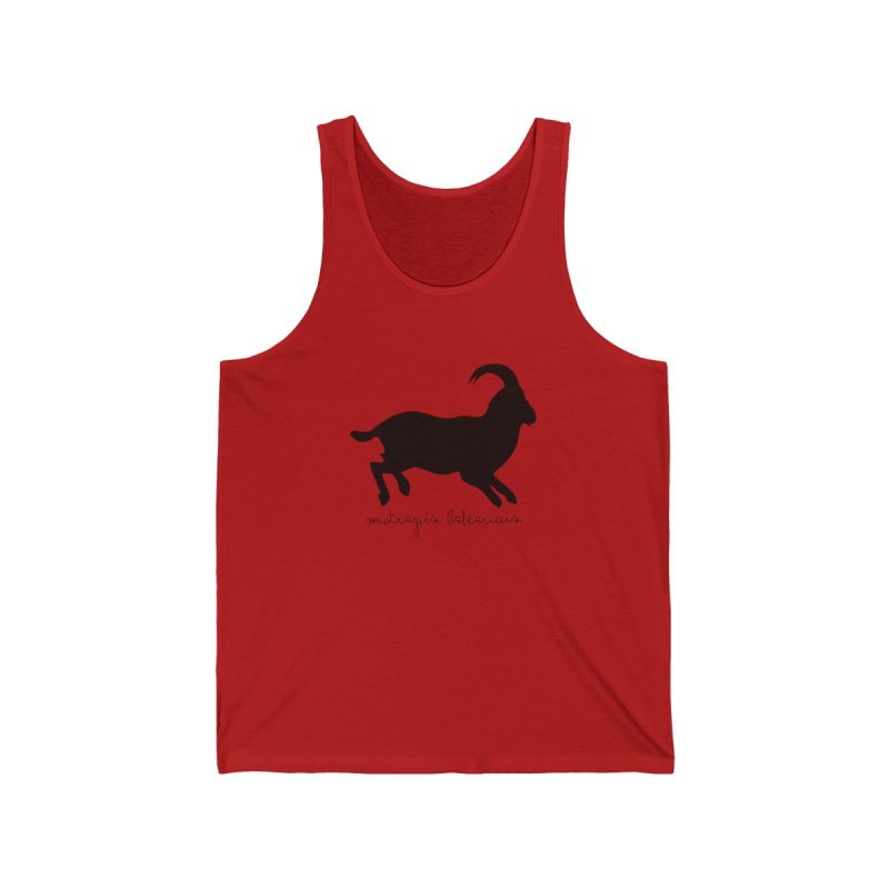 Camiseta de tirantes - Rojo - Miotragus balearicus Camiseta de tirantes - Rojo - Miotragus balearicus