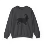 Sudadera cuello redondo - Gris oscuro jaspeado - Miotragus balearicus