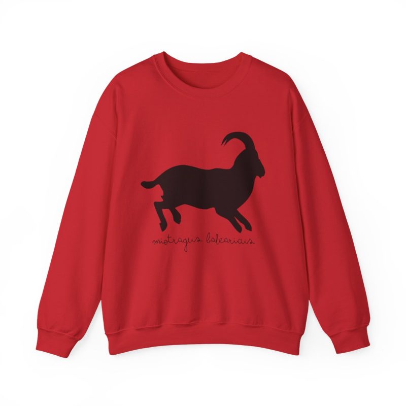 Sudadera cuello redondo - Rojo - Miotragus balearicus
