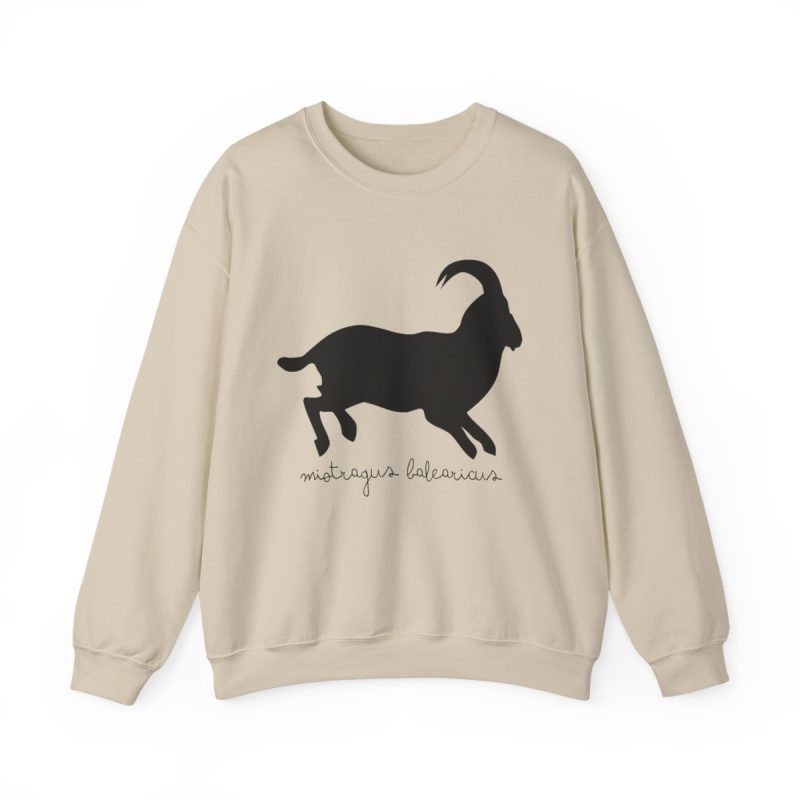 Sudadera cuello redondo - Arena - Miotragus balearicus