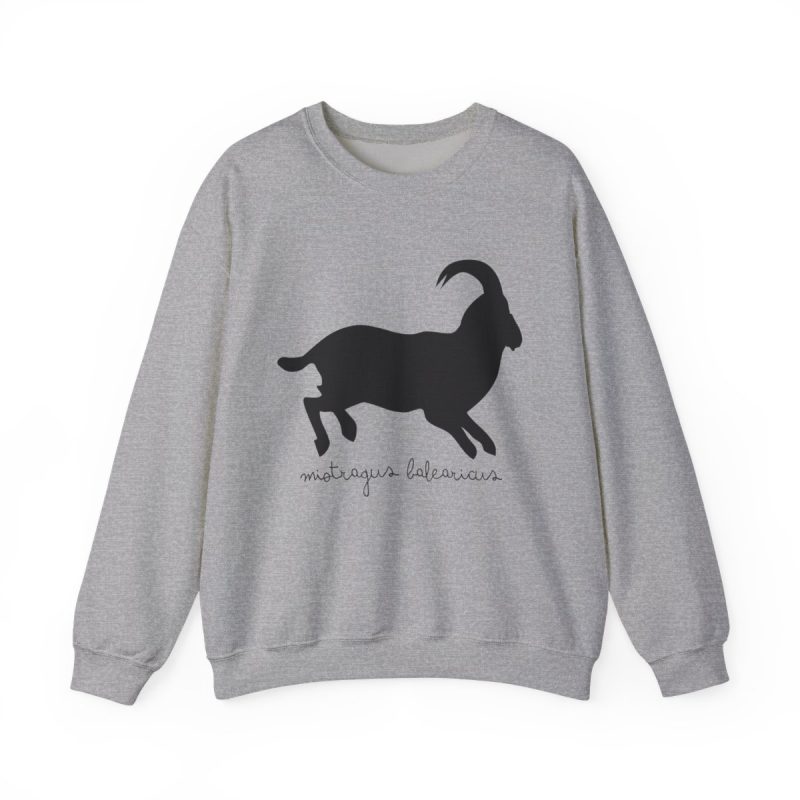 Sudadera cuello redondo - Gris deportivo - Miotragus balearicus