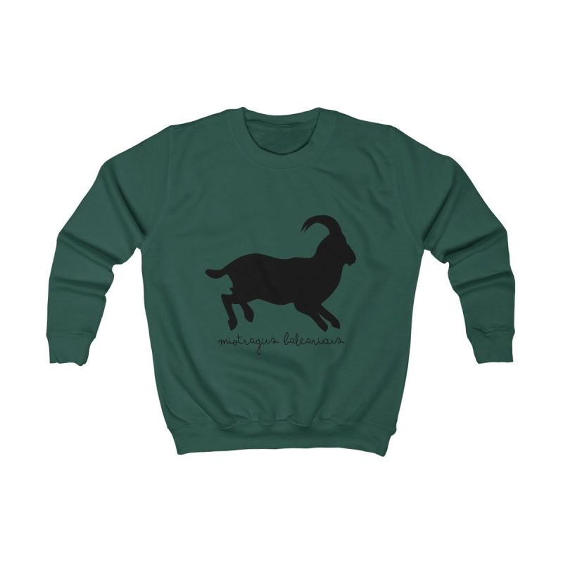 Sudadera infantil - Verde botella - Miotragus balearicus