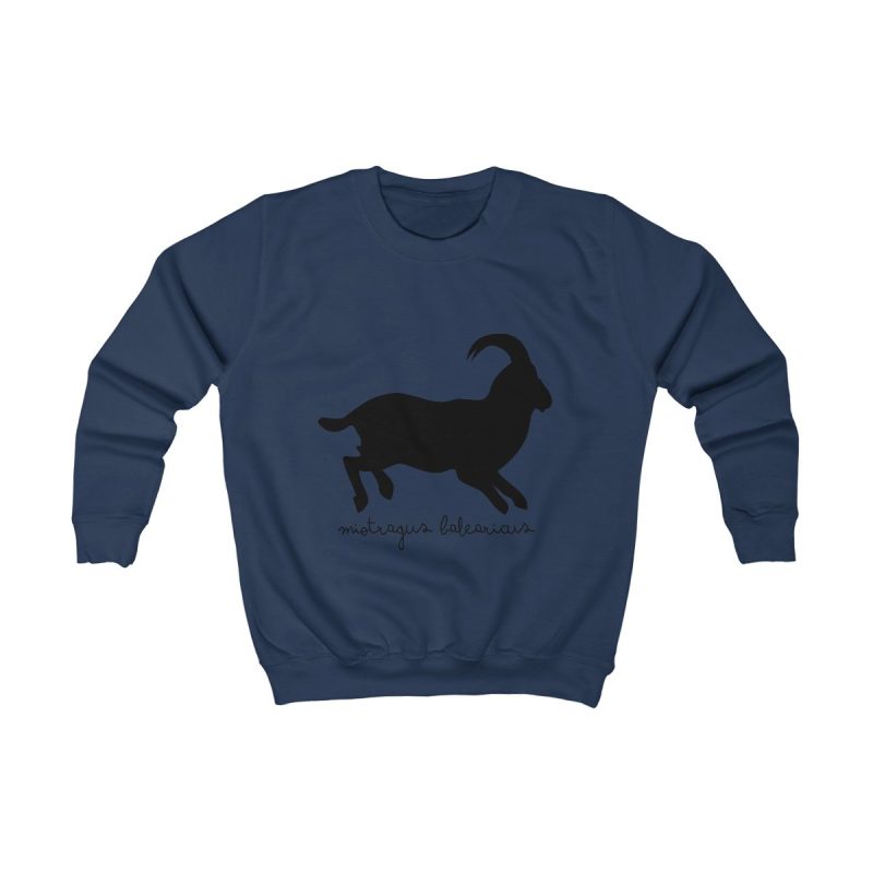 Sudadera infantil - Azul marino Oxford - Miotragus balearicus