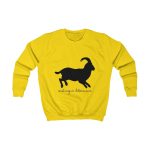 Sudadera infantil - Amarillo sol - Miotragus balearicus