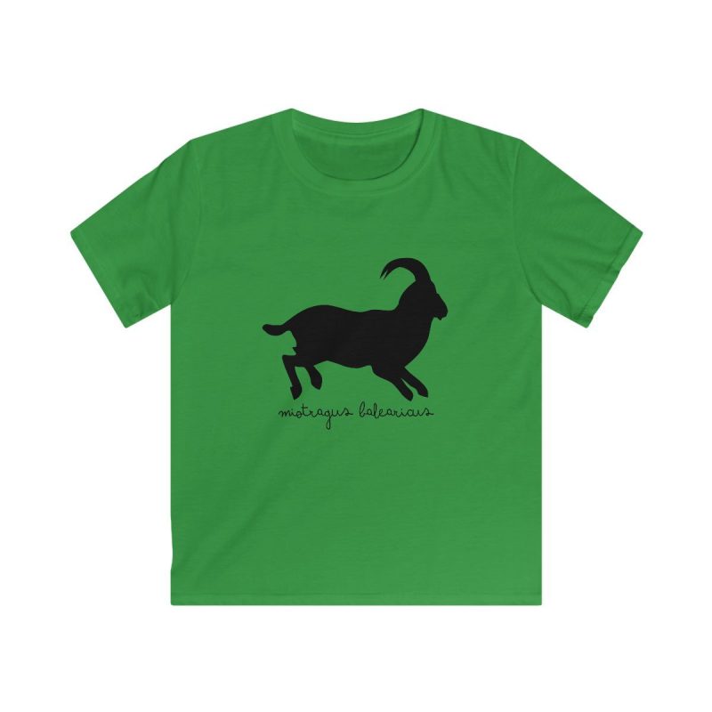 Camiseta infantil Softstyle - Verde irlandes - Miotragus balearicus