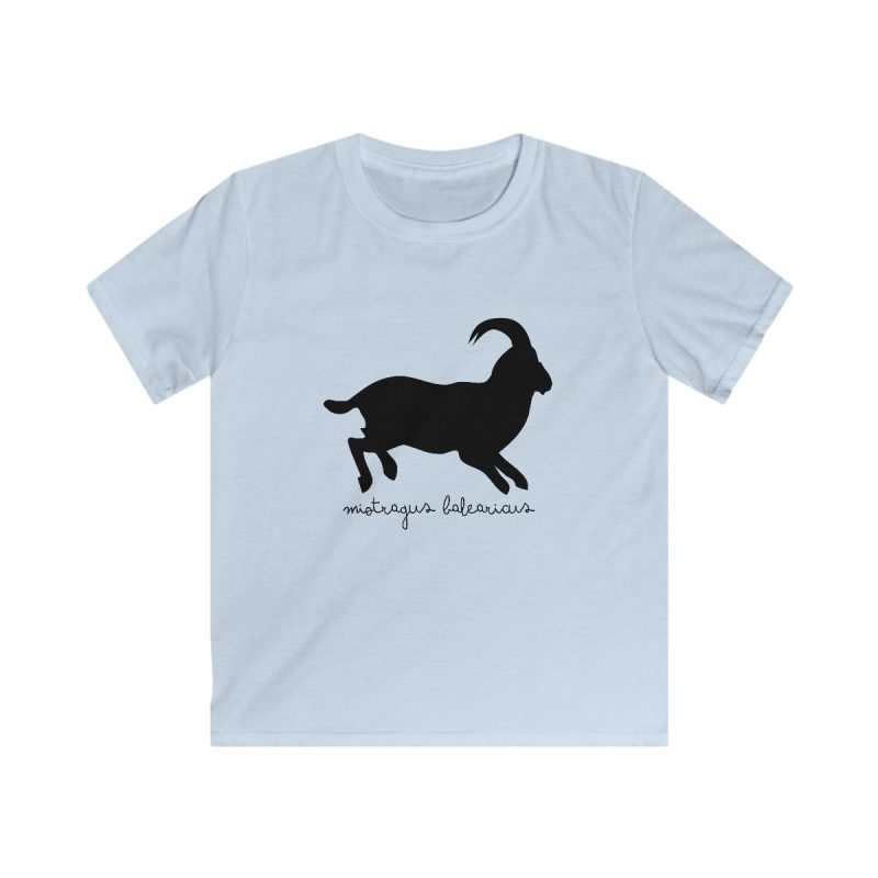 Camiseta infantil Softstyle - Azul claro - Miotragus balearicus