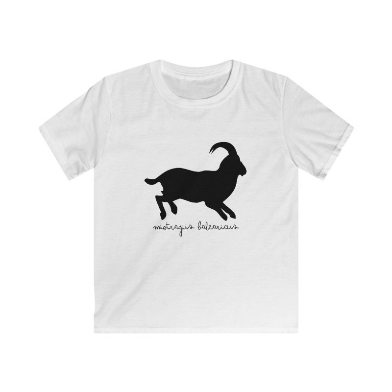 Camiseta infantil Softstyle - Blanco - Miotragus balearicus