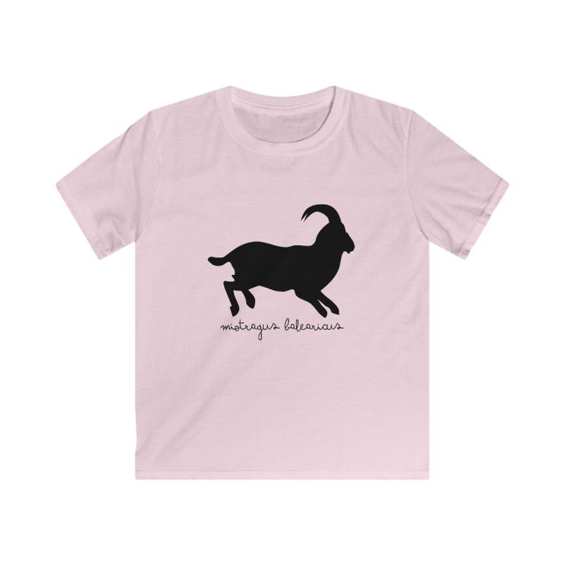 Camiseta infantil Softstyle - Rosa claro - Miotragus balearicus