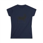 Camiseta mujer Softstyle - Azul marino - Miotragus balearicus