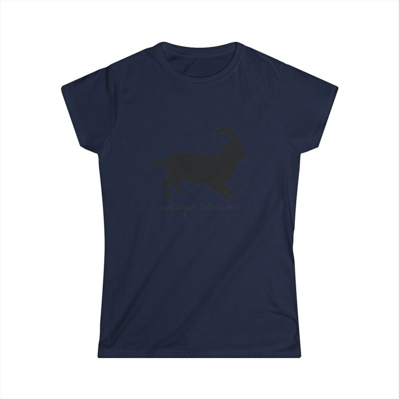 Camiseta mujer Softstyle - Azul marino - Miotragus balearicus
