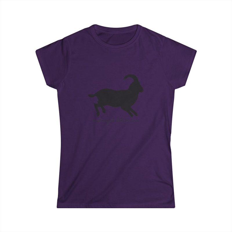 Camiseta mujer Softstyle - Morado - Miotragus balearicus