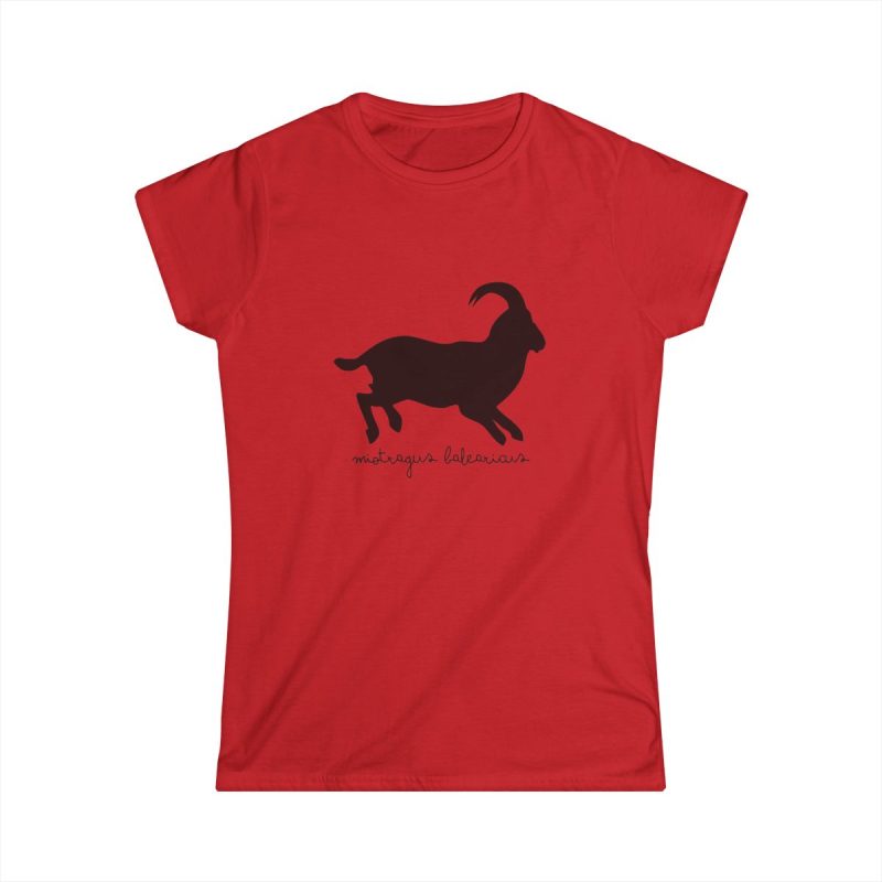 Camiseta mujer Softstyle - Rojo - Miotragus balearicus
