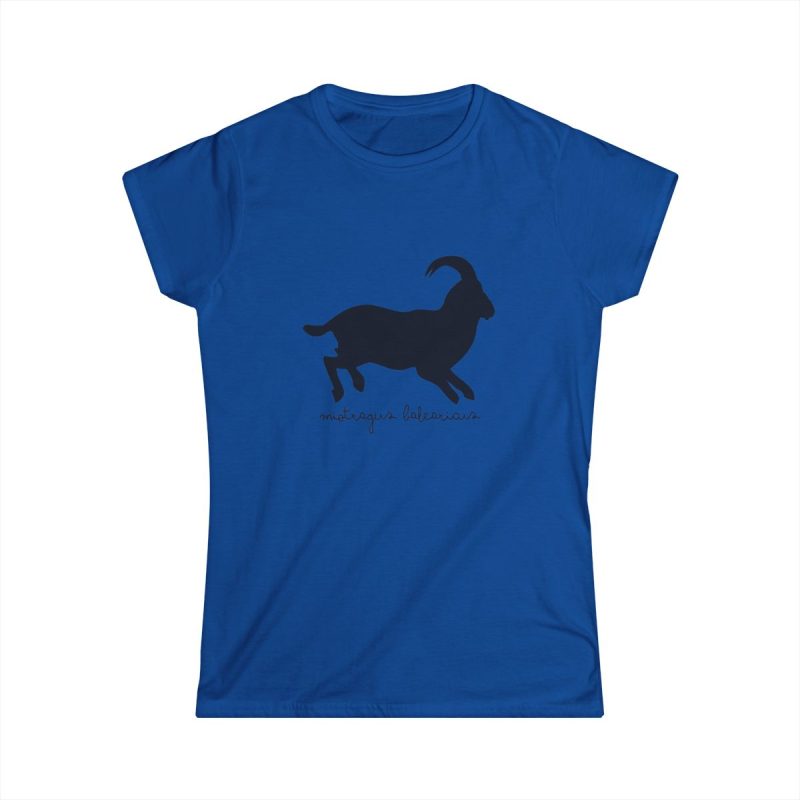 Camiseta mujer Softstyle - Azul royal - Miotragus balearicus