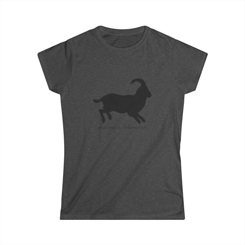 Camiseta mujer Softstyle - Gris oscuro jaspeado - Miotragus balearicus