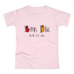 Camiseta mujer punto liso - Rosa orquidea - Camiseta Bon dia tot lo dia Camiseta mujer punto liso - Rosa orquidea - Camiseta Bon dia tot lo dia