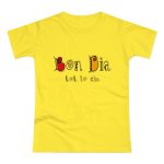 Camiseta mujer punto liso - Amarillo solar - Camiseta Bon dia tot lo dia Camiseta mujer punto liso - Amarillo solar - Camiseta Bon dia tot lo dia