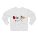 Sudadera cuello redondo premium - Blanco - Camiseta Bon dia tot lo dia Sudadera cuello redondo premium - Blanco - Camiseta Bon dia tot lo dia