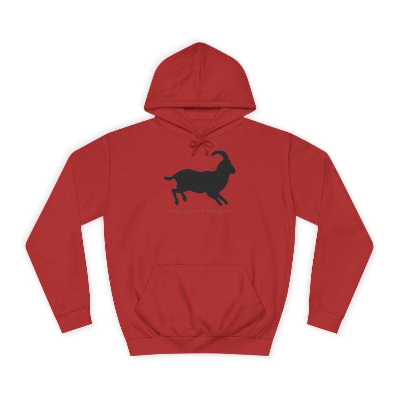 Sudadera universitaria - Rojo fuego - Miotragus balearicus