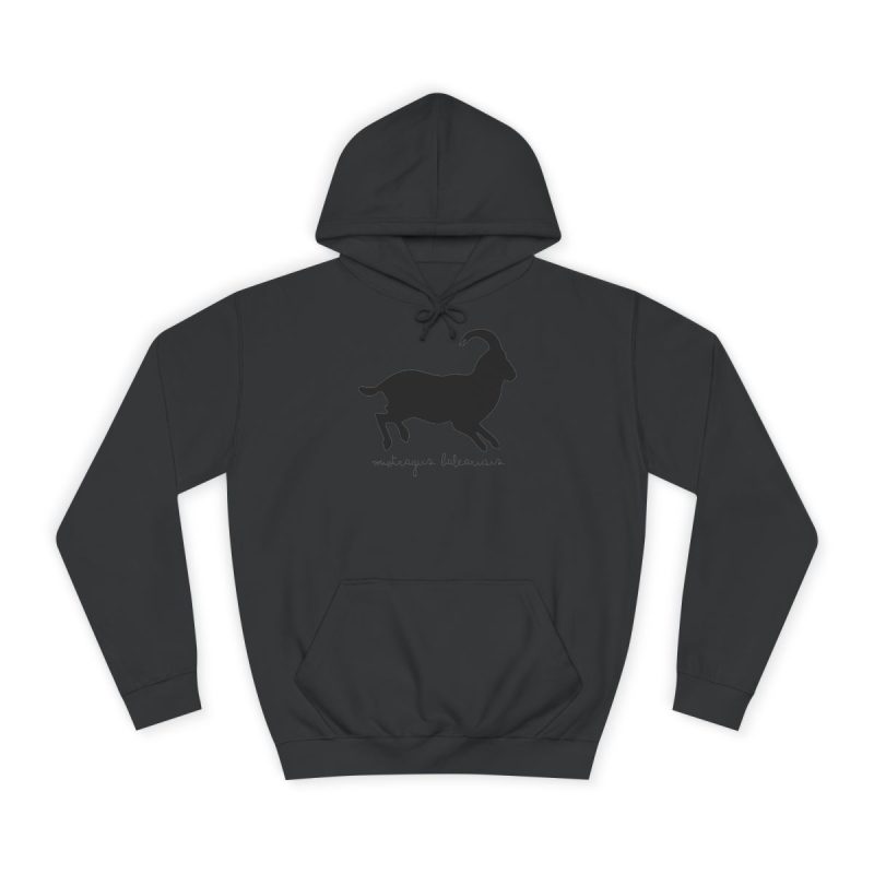 Sudadera universitaria - Negro azabache - Miotragus balearicus