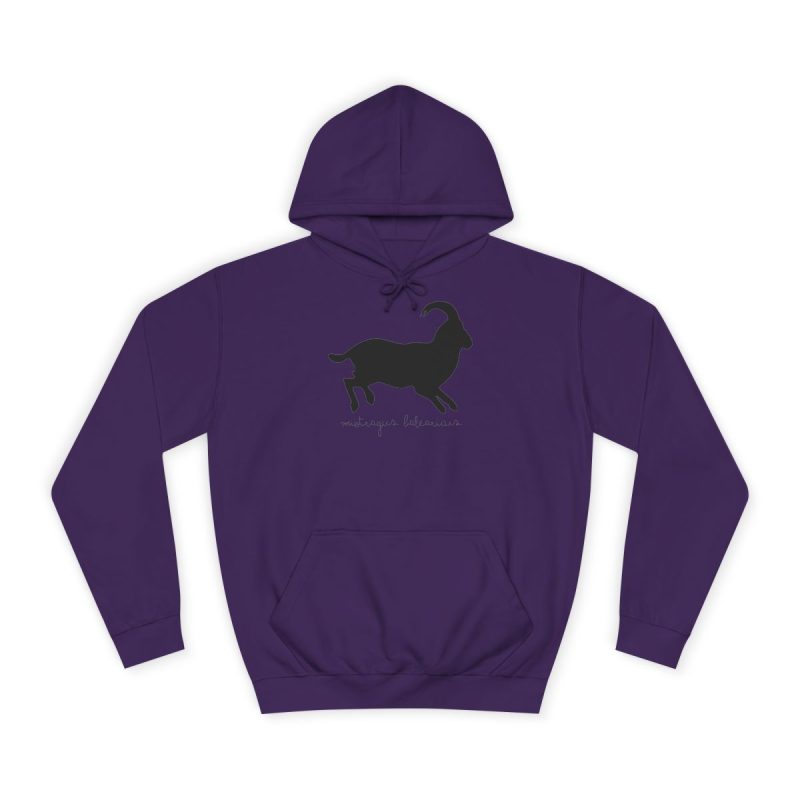 Sudadera universitaria - Morado - Miotragus balearicus