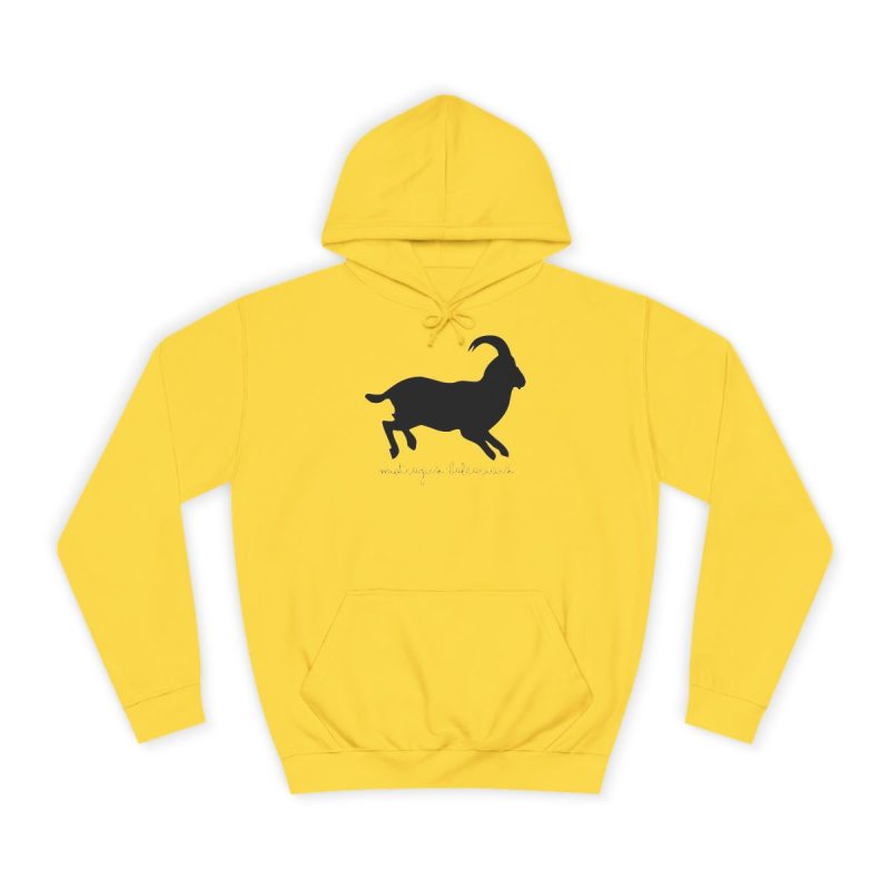 Sudadera universitaria - Amarillo sol - Miotragus balearicus