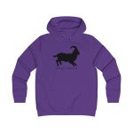 Sudadera universitaria mujer - Morado - Miotragus balearicus Sudadera universitaria mujer - Morado - Miotragus balearicus