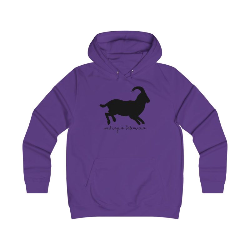 Sudadera universitaria mujer - Morado - Miotragus balearicus