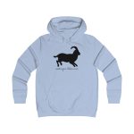 Sudadera universitaria mujer - Azul cielo - Miotragus balearicus Sudadera universitaria mujer - Azul cielo - Miotragus balearicus