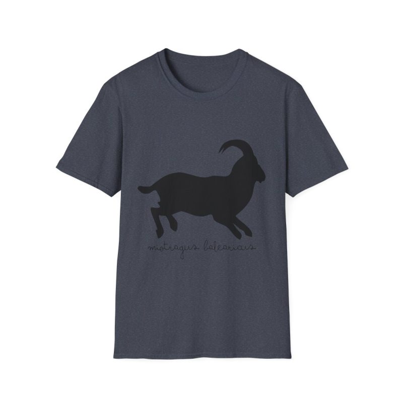 Camiseta Softstyle - Azul marino jaspeado - Miotragus balearicus