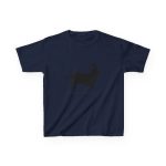 Camiseta infantil algodon grueso - Azul marino - Miotragus balearicus