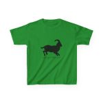 Camiseta infantil algodon grueso - Verde irlandes - Miotragus balearicus