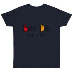 Camiseta punto liso - Azul marino - Camiseta Bon dia tot lo dia