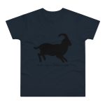 Camiseta hombre punto liso - Azul marino - Miotragus balearicus