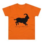 Camiseta hombre punto liso - Naranja - Miotragus balearicus