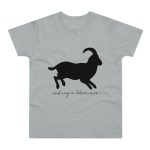 Camiseta hombre punto liso - Gris Pacifico - Miotragus balearicus