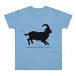 Camiseta hombre punto liso - Azul cielo - Miotragus balearicus